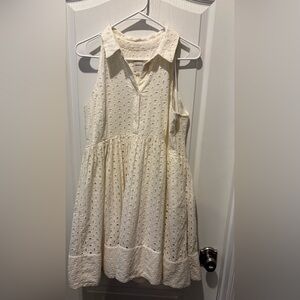 Maeve Cream Eyelet Women’s Dress